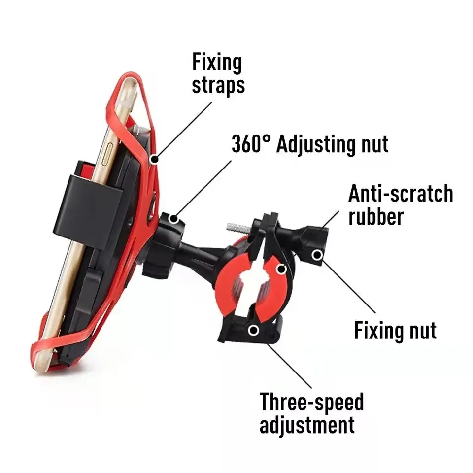 Live Stream Holder Mountain Bike Mobile Phone Holder Electric Bike Motorcycle Mobile Phone Holder Car Riding Supplies image 6