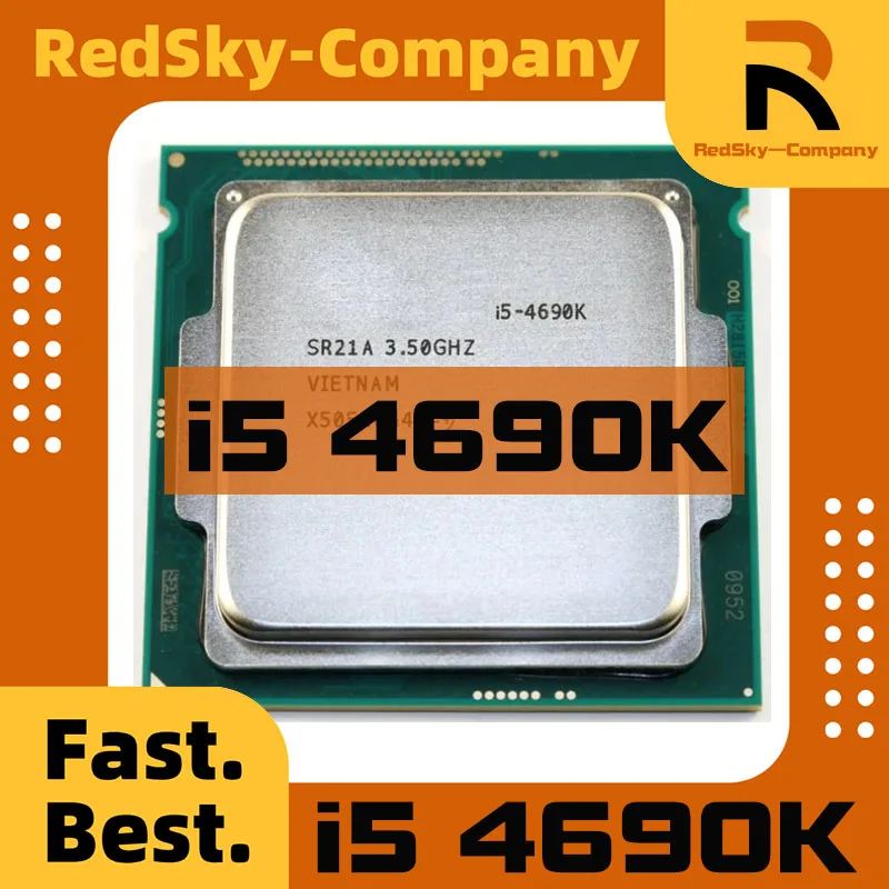 

Core i5 4690K 3.5GHz 6MB Socket LGA 1150 Quad-Core CPU Processor SR21A