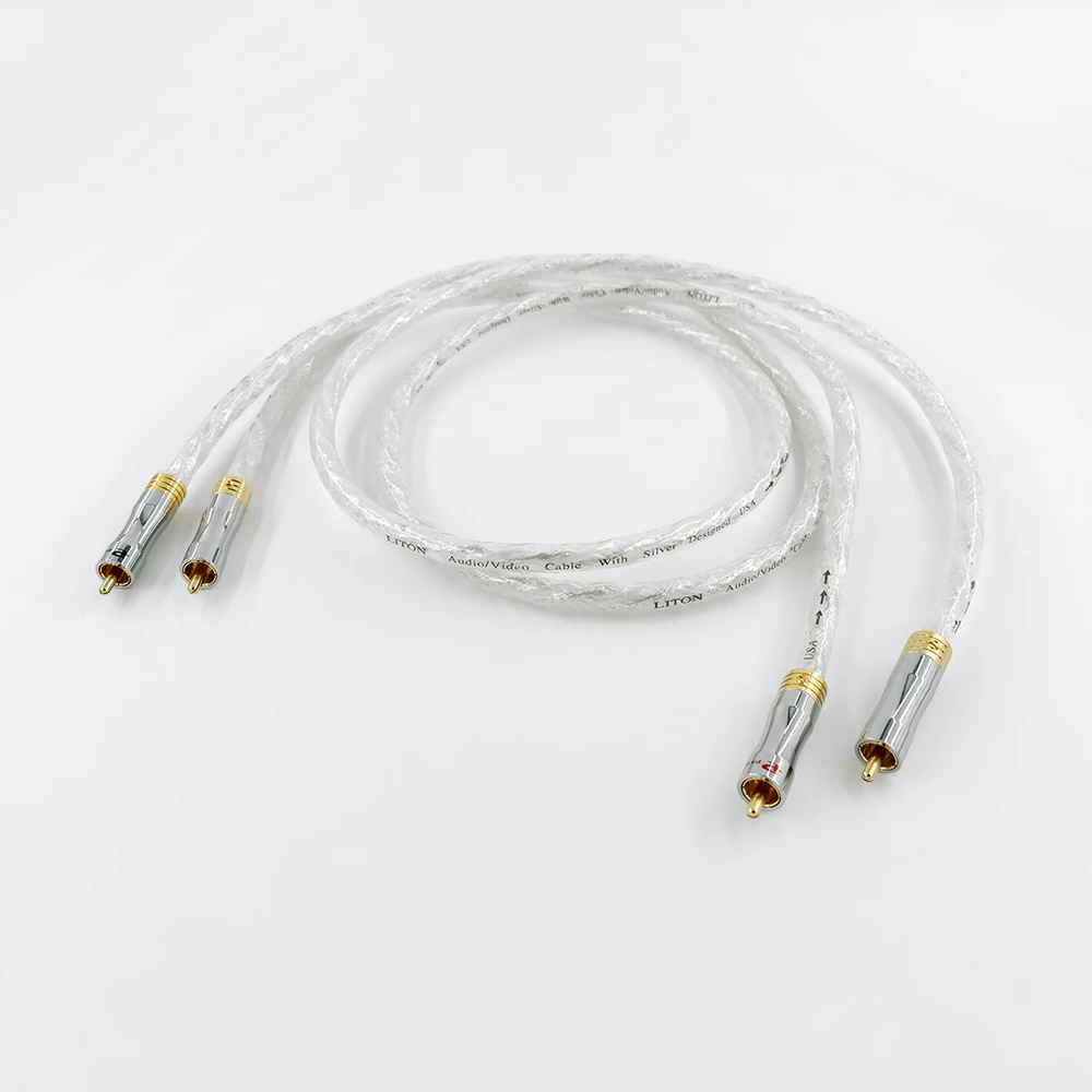 

Премиум Duo RCA Interconnect: двухканальный кабель 6N OFC с старинным покрытием и контактами с Au-терминанием ​