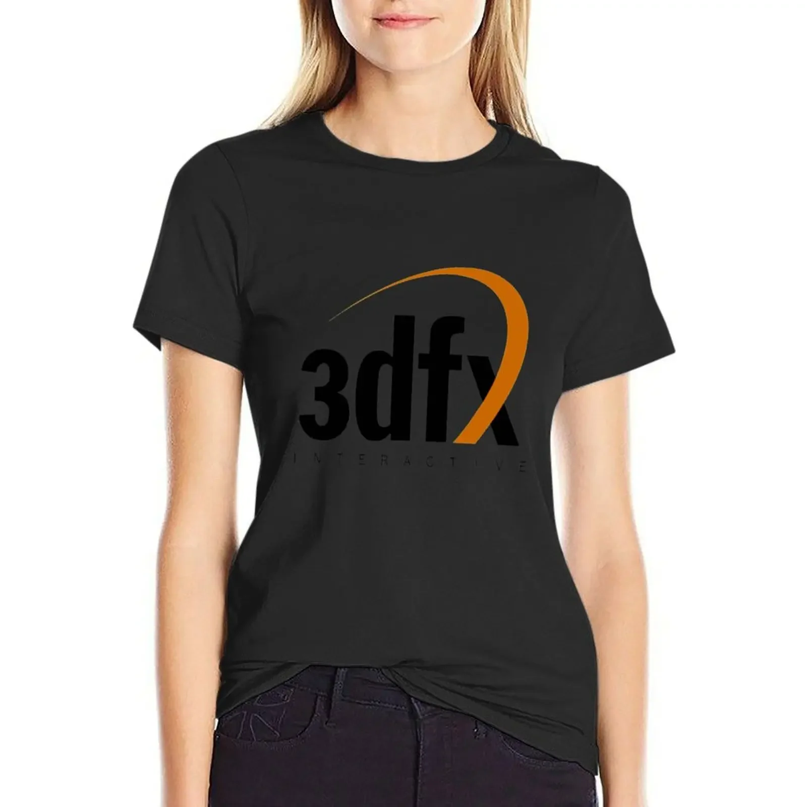 

3DFX Logo T-Shirt anime clothes animal print shirt for girls aesthetic clothes plain t-shirt dress for Women plus size