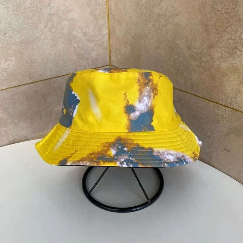 Zomer Tie Dye Bucket Hat for Men Women Reversible Fashion Hip Hop Hat Fisherman Bob Street Outdoor Travel Boys Girl Hat Panama