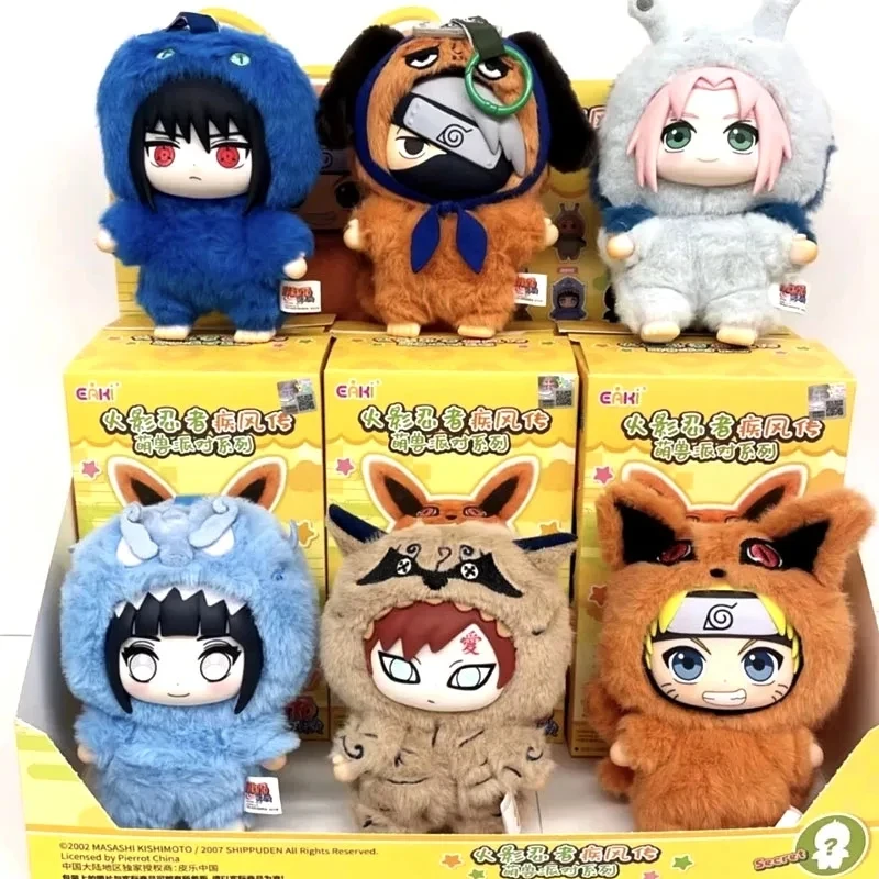 2025 Hot New 1: 1 Remastered version TOP TOY Naruto EAKI Cute Beast Party Sasuke Vinyl Cute Plush Blind Box Figure Pendant Gift