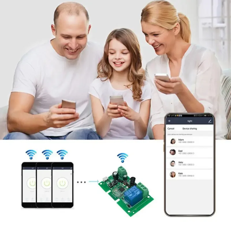 Remote Control Smart Timer Self-locking Intelligent Intelligent Access Control System Wireless Relay Point Switch Wifi