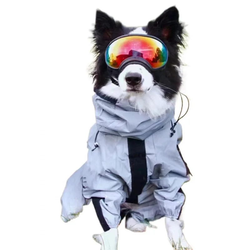 

Dog raincoat, medium and large dog, waterproof poncho