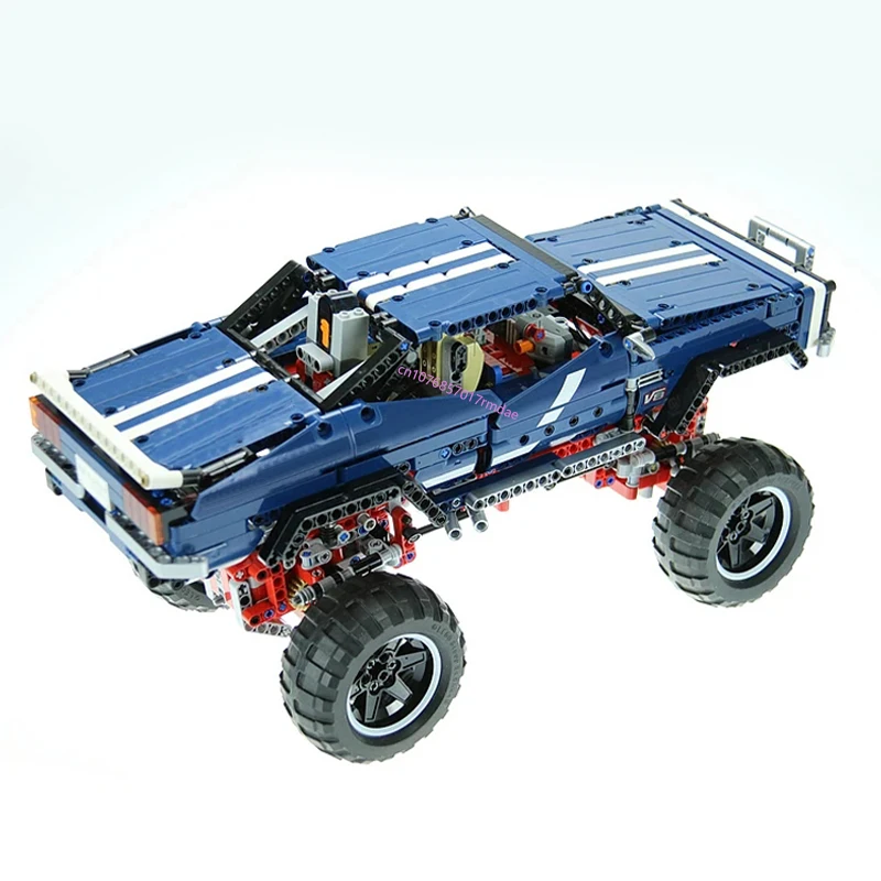 مركبة زاحفة MOC City 4x4 على الطرق الوعرة ، أفكار إبداعية تصنعها بنفسك ، لعبة أطفال ، أعياد ميلاد ، كتل تكنولوجية ، * ، هدية