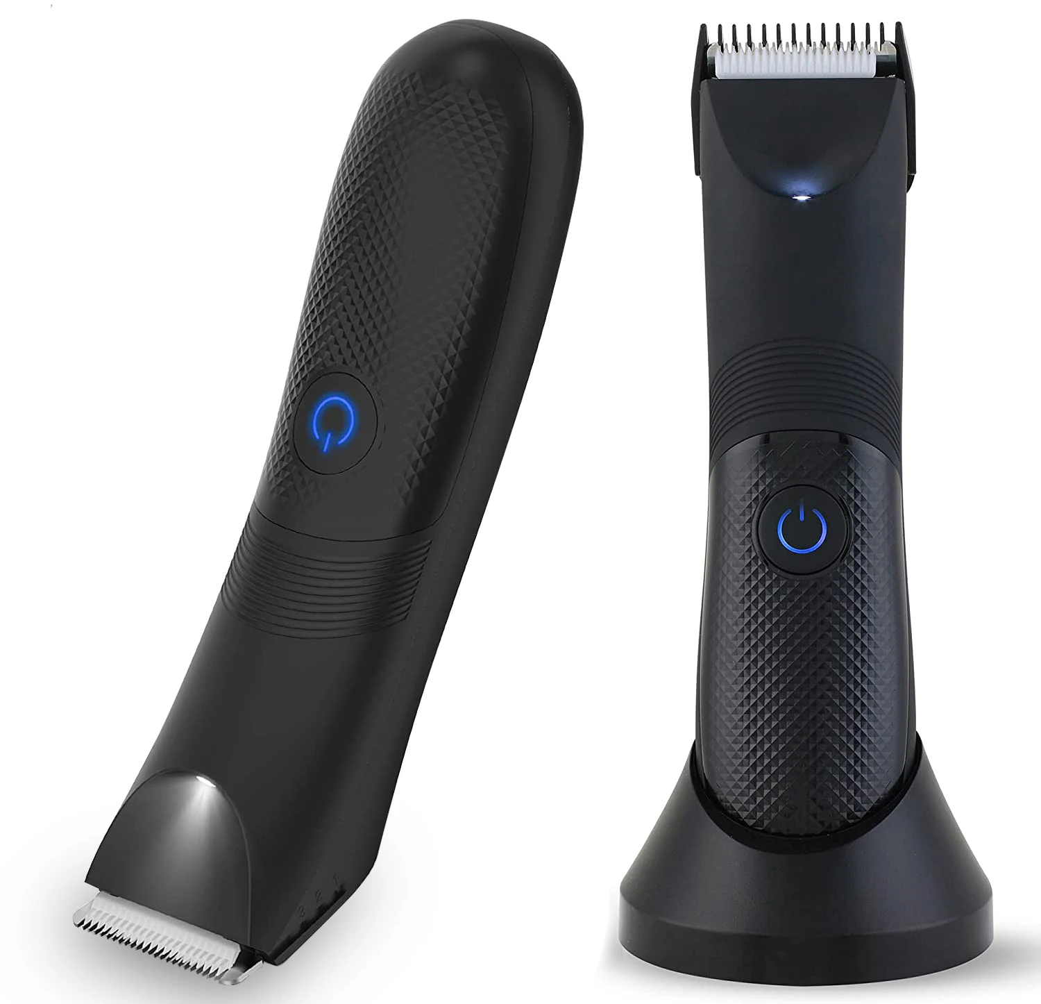 Hatteker body hair trimmer USB charging hair clipper for Men with LED light Mini hair cutting mahcine IPX-7 waterproof clipper