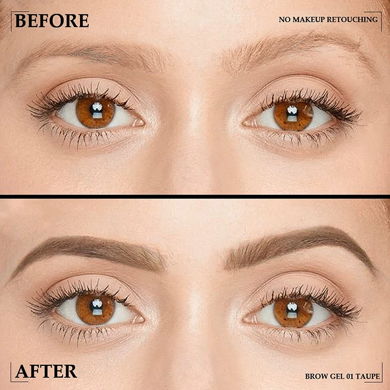 Fiber Brow Mascara Lasting Natural Eyebrow Dyeing Cream Vegan Growth Thickening Eye Brow Styling Cream Eyebrow Enhancers