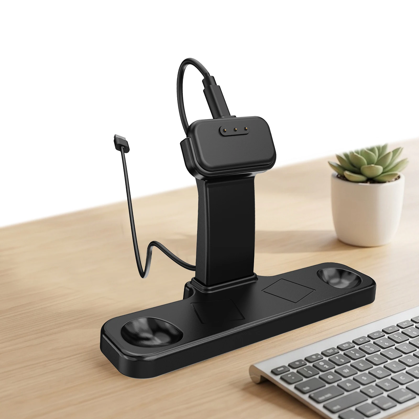 For Steam Controller Desktop Charging Stand Triangular Structure Metal Base Controllers Organizer Stand Gaming Accessories