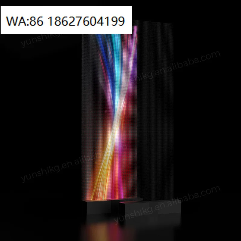 3D Holographic Transparent LED Screen Flexible Film Video Wall Invisible Display Panel For Commercial Advertising