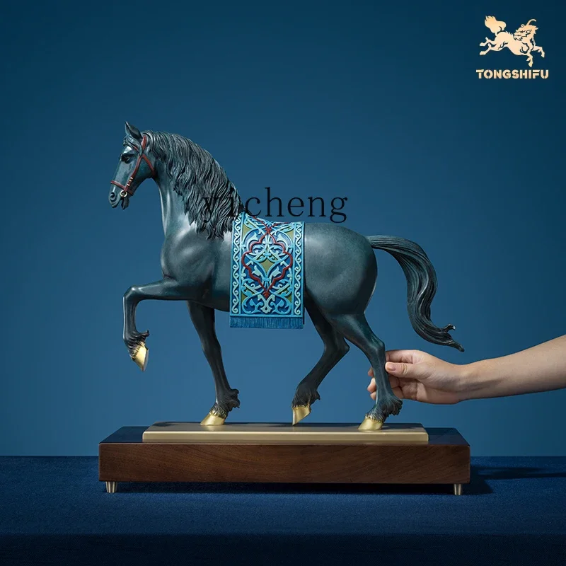 Tqh Copper Ornaments Andalusia Living Room Entrance Desktop Opening Home Decorations