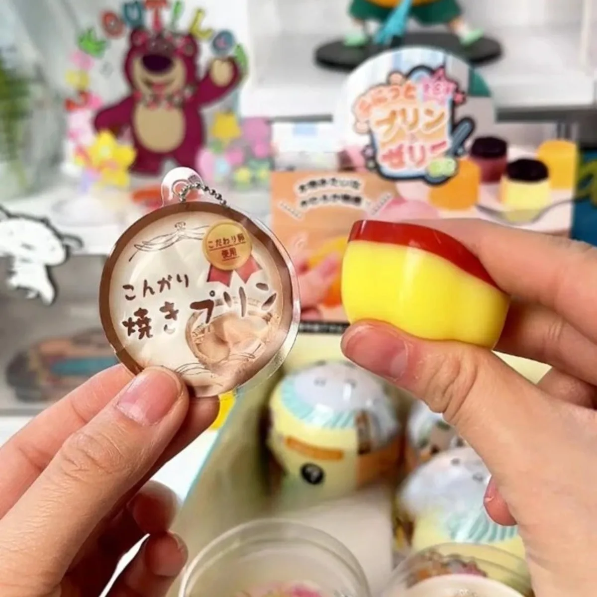 J.DREAM Mini Pudding Jelly Gacha Capsule Toy Stress Relief Squeeze