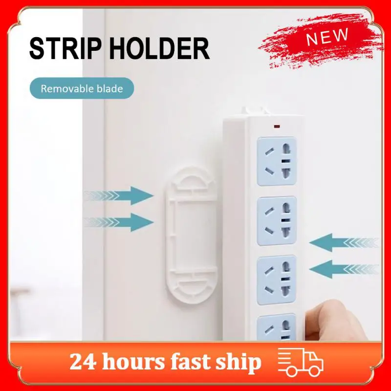 

Socket Organizer Stylish Design No Damage To Walls Strong Adhesive Space-saving Easy Installation Fixer Durable Convenient Stall