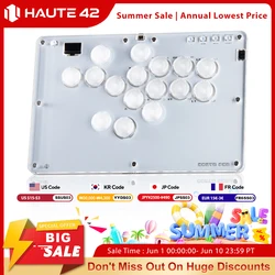 Haute42 Arcade Joystick Hitbox Leverless Controller Keyboard Arcade Stick For PC/Ps4 /PS5 Fighting Stick Hitbox Controller