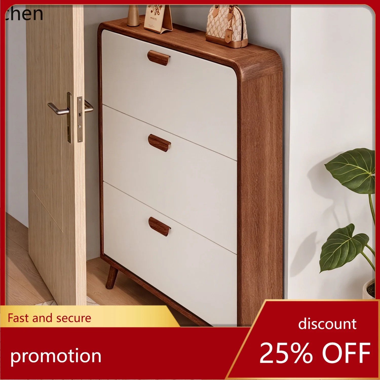 

YFY Shoe Cabinet for Home Entrance, Narrow Flip Bucket for Hallway, and Multi-layer Elevator Shoe Rack for and Corridor