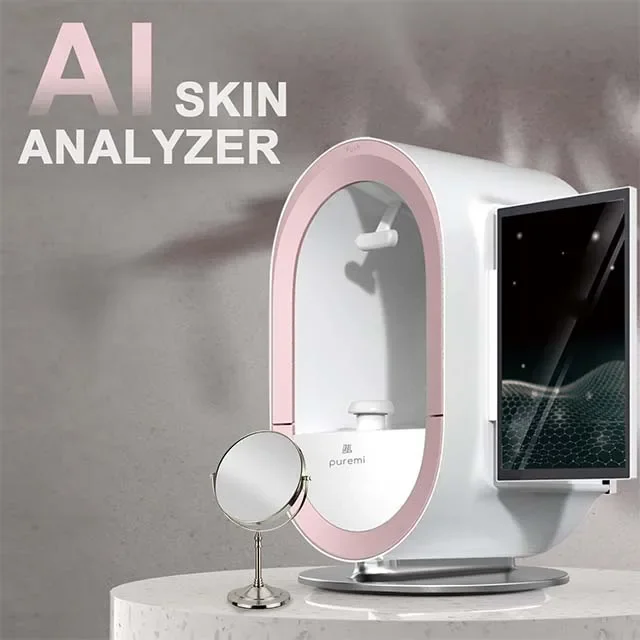 Factory price 2024 AI 3D skin analyzer facial scanning diagnosis analysis  salon customer development sales machine OEM ODM