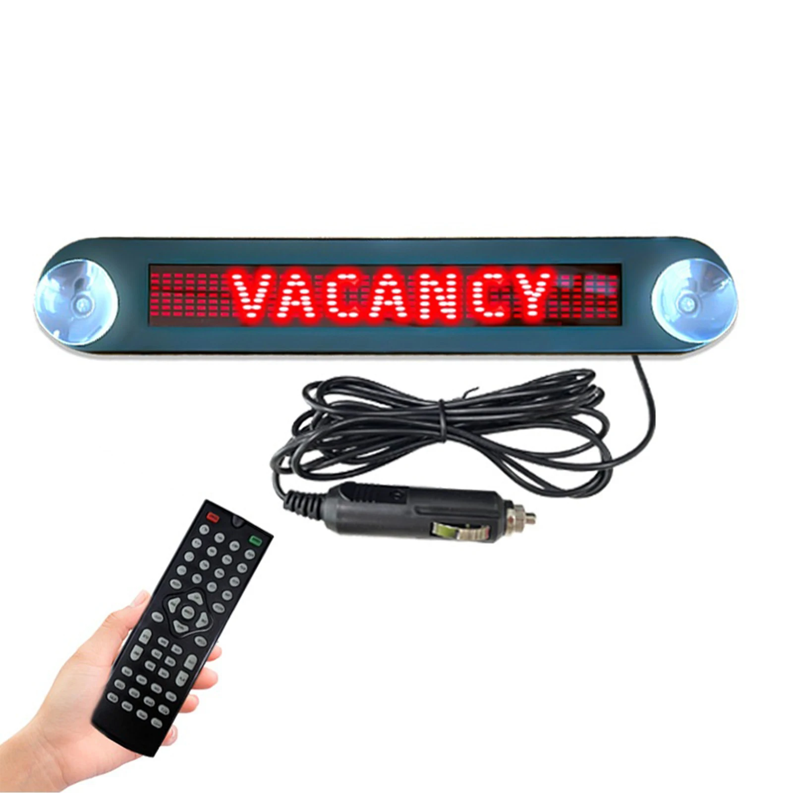 LED Display on Car Rear Window LED Car Sign Expression Screen Advertising Programmable Moving Scrolling Panel Remote Control