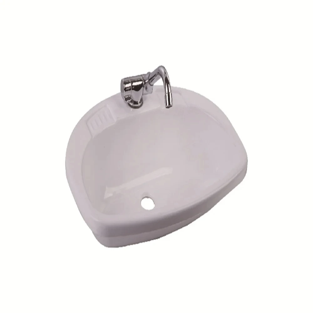 White Acrylic Sink Hand Wash Basin 500*350*120mm Marine Boat Caravan RV GR-Y006  boating accessories