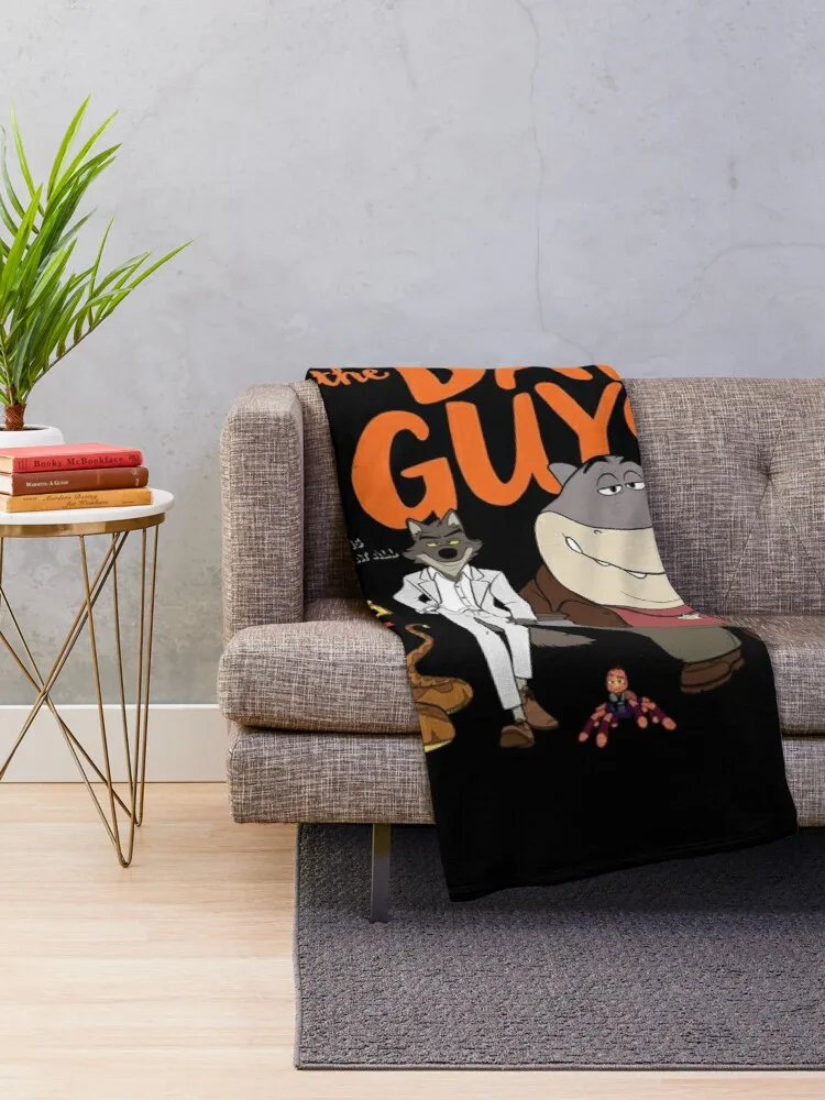 Funny Gifts For The Bad Guys 2022 Film Movie V2 Gift For Fan Throw Blanket Shaggy Blanket Blanket For Baby