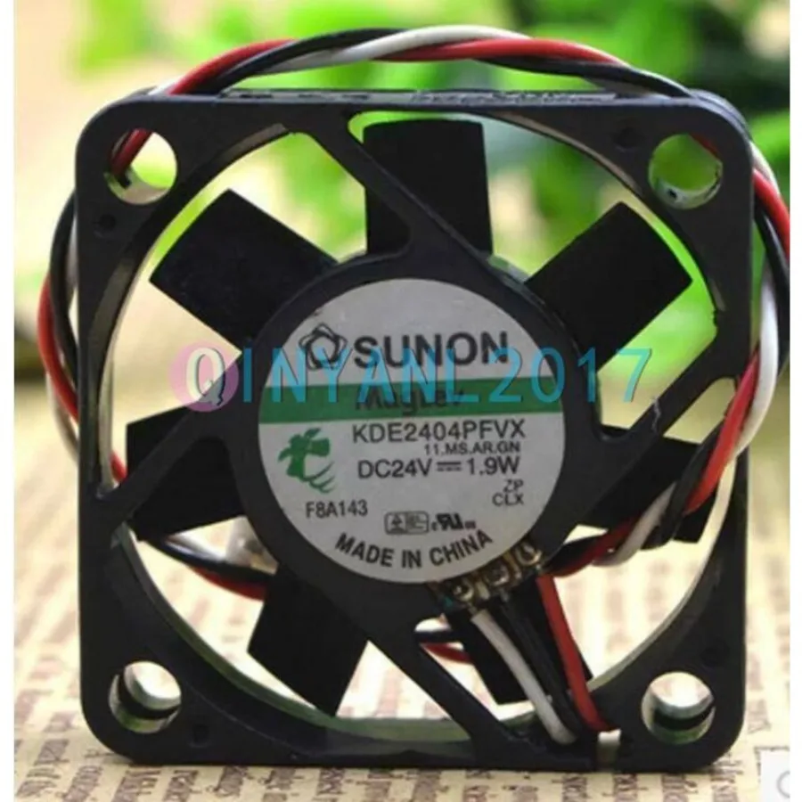 AA for One KDE2404PFVX SUNON Fan 24V 1.9W 40 * 40 * 10mm 24V 3pin-