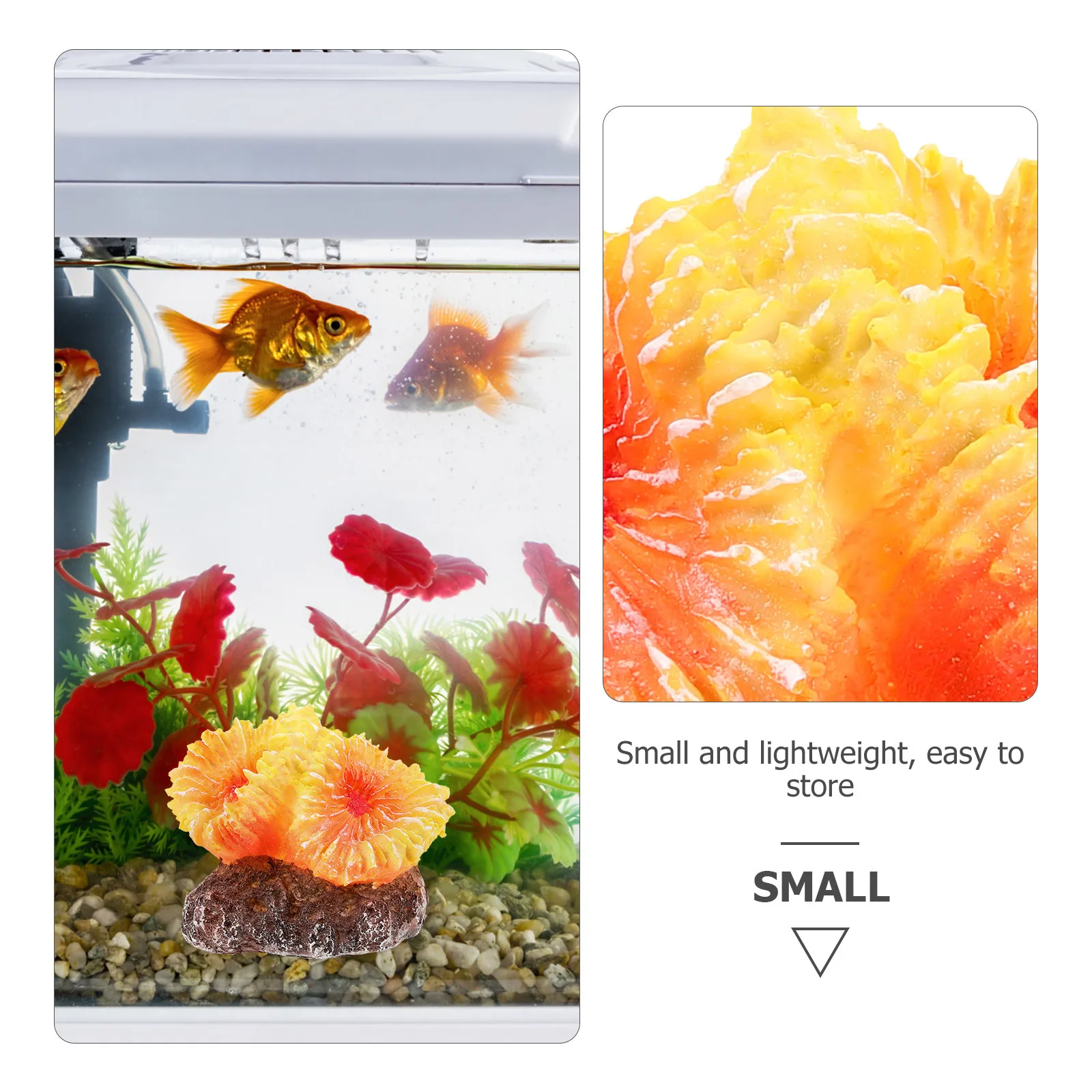 

Simulation Coral Decor Fish Tank Accessories No Fading Constant Preservation Refreshing Style Coral Aquarium Fish Tank Decor