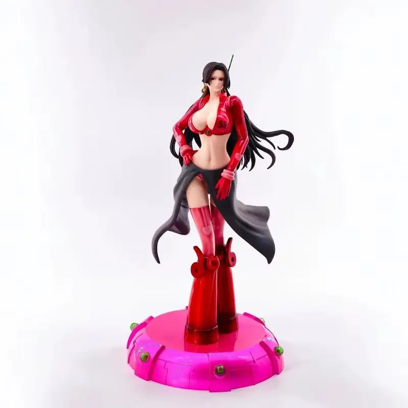 JT 051 Anime-Figur One Piece Boa Hancock 34,5 cm PVC Sammlermodell Egghead Island Computer-Gehäuse-Dekoration für Anime-Fans