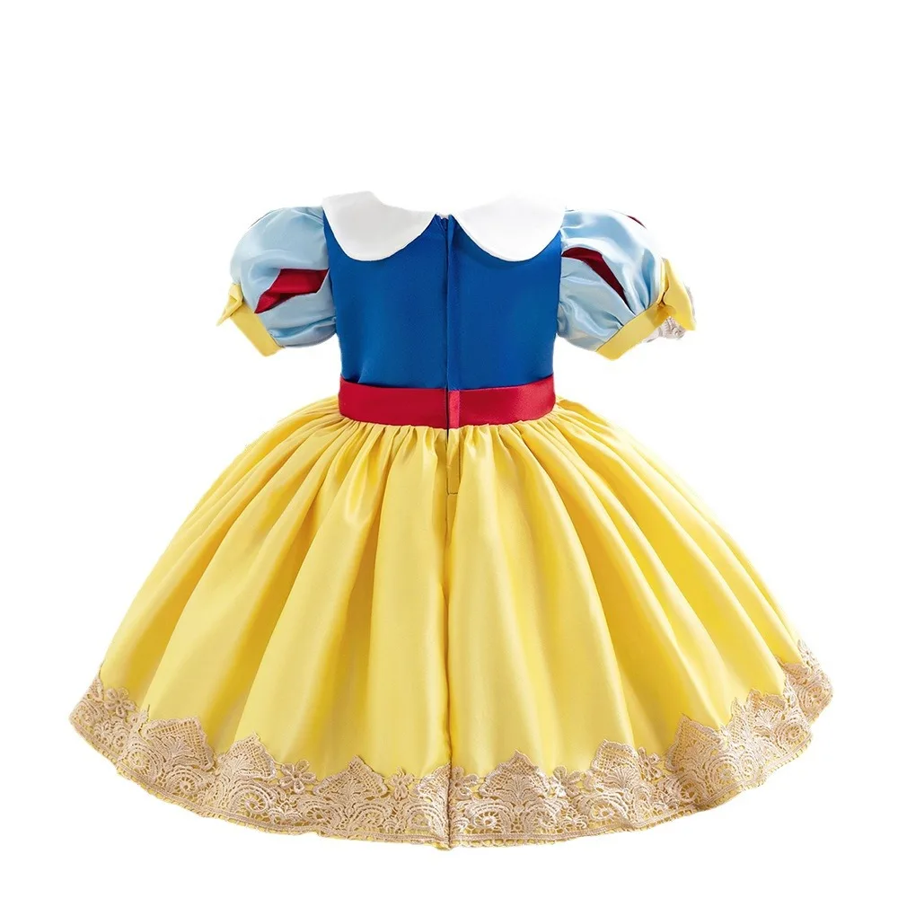 N280 Sweet Memory Flower Girl Dresses Children's Performance Female Baby Fairy Snow White Princess Dress Children Clothing