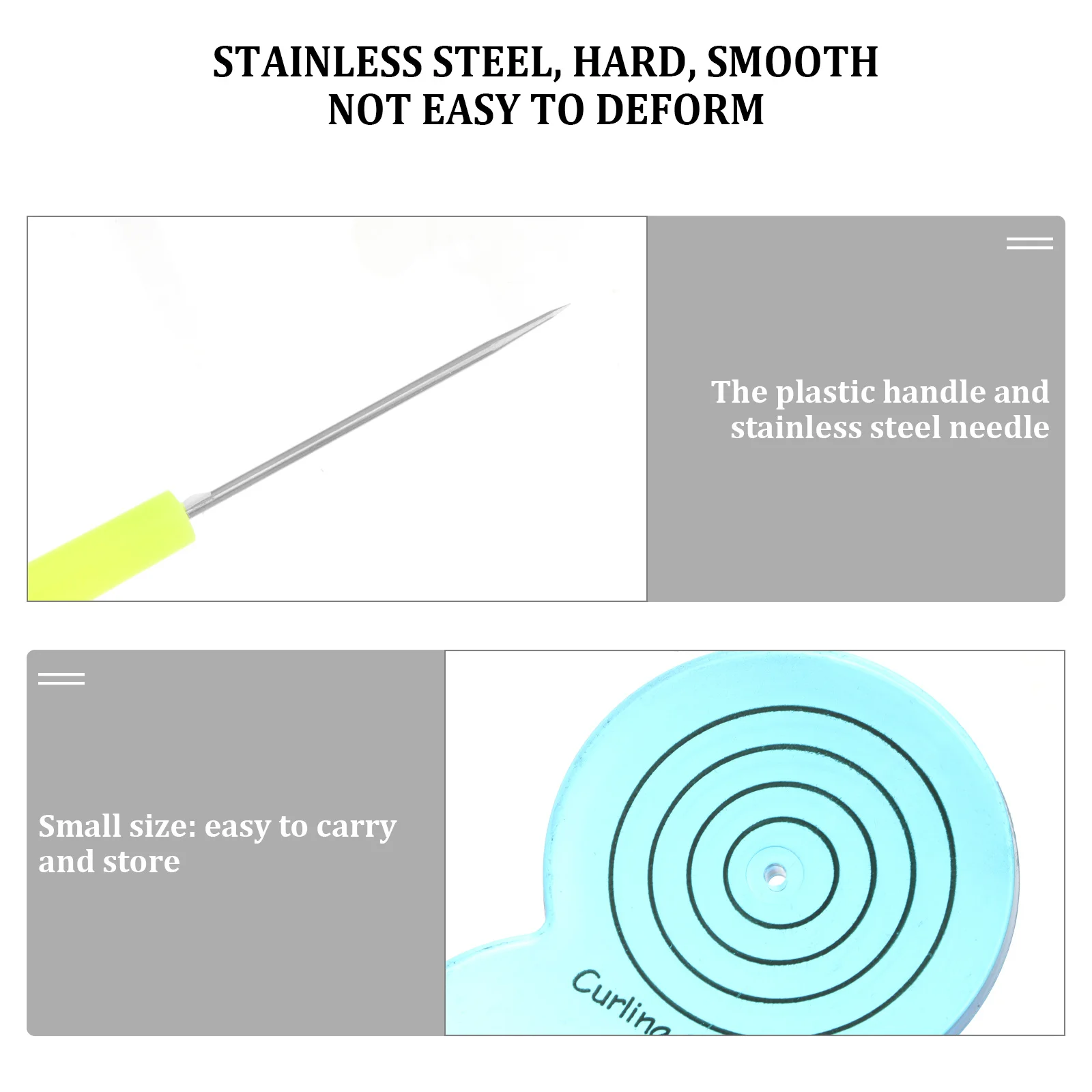 

9pcs Quilling Tools Set Slotted Paper Rolling Pens For Diy Art Craft Plastic Stainless Steel Durable Easy Use Comfortable Grip