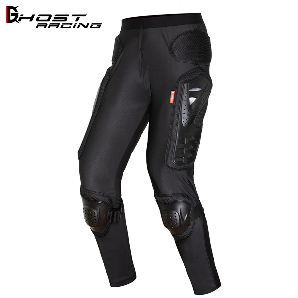 

GHOST RACING Motorcycle Armor Pants Riding Motorbike Trousers Motocross Moto Off Road Racing Sports Knee Protective Gear