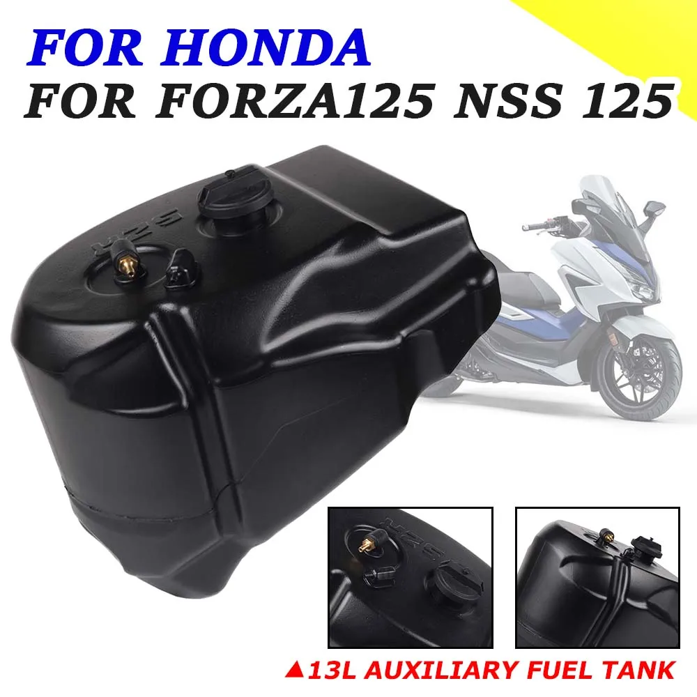 Motorcycle Travel Accessories For Honda Forza 125 NSS 125 Forza125 NSS125 2022 2023 13L Auxiliary Fuel Tank Gas Petrol Fuel Tank