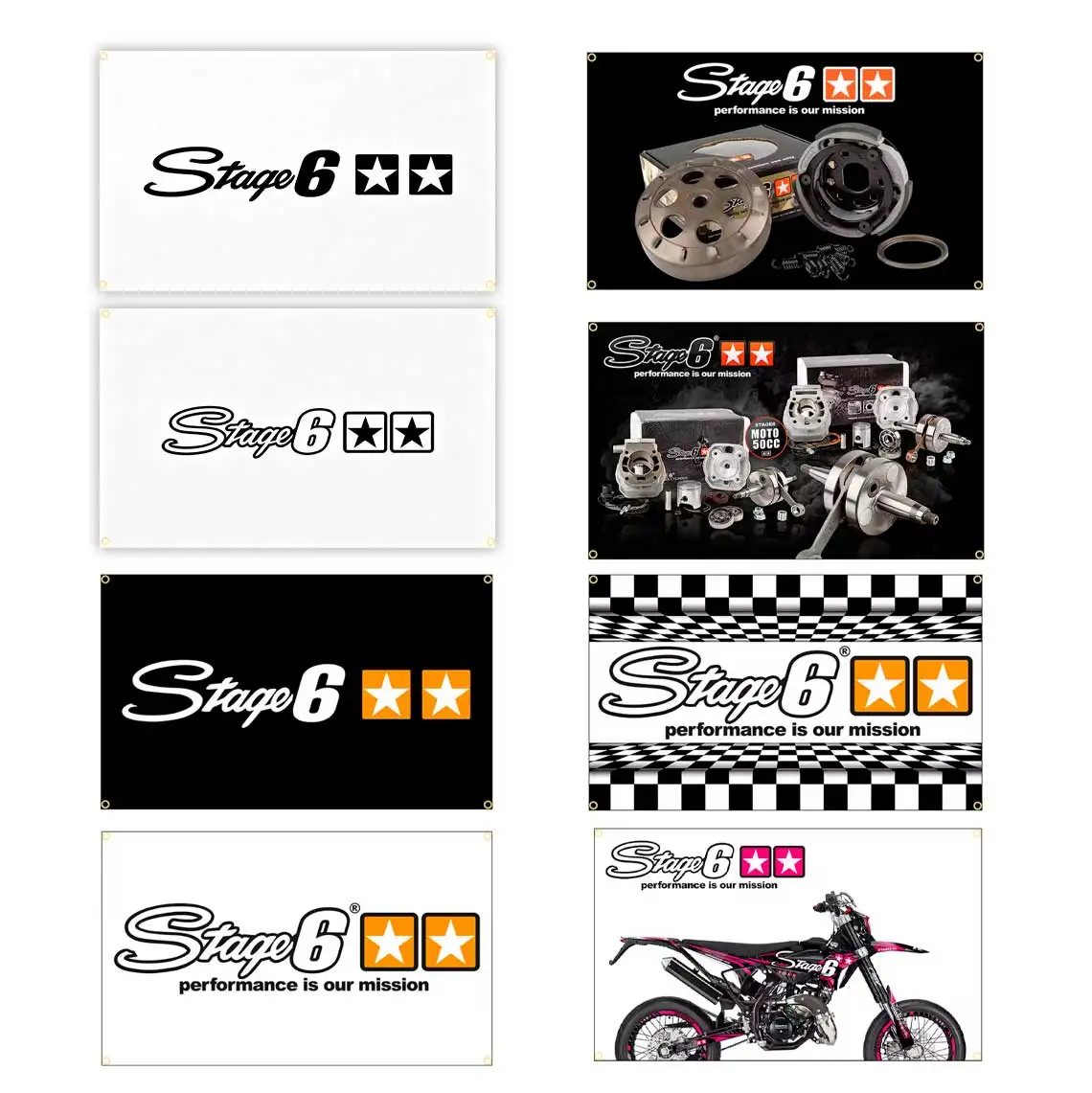 60x90cm/90x150cm S-Stage6-S Motorcycle Modification Parts Flag Tapestry Banner Racing Car Garage Or Outdoor Decoration