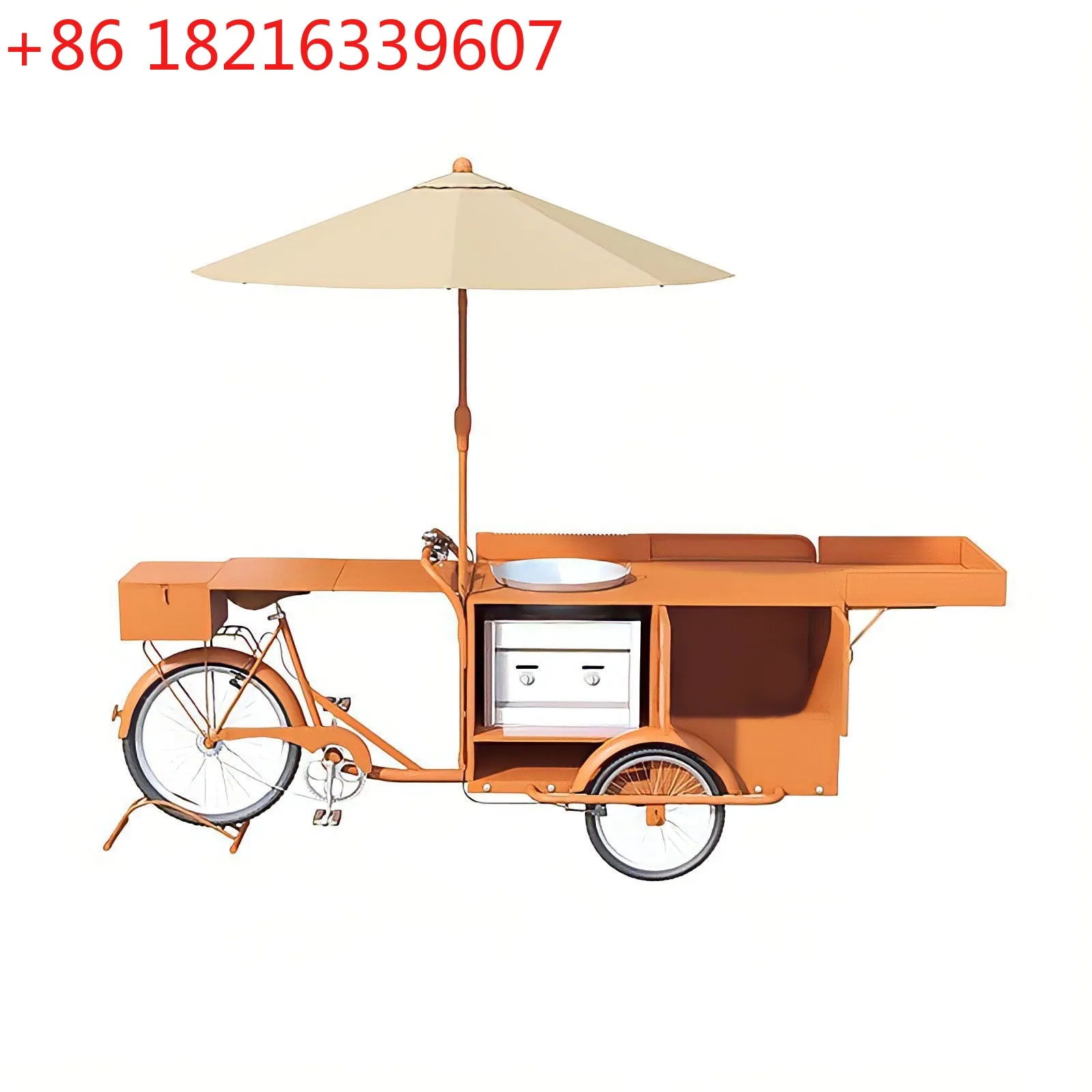 Display stand, stall, float, mobile dining cart, fast food Oden cooking trolley