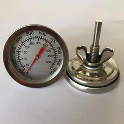 Stainless Steel Oven Thermometer Kitchen Barbecue Bbq Food Bread Thermometer Gauge Microwave Cooker Baking Thermometer 50 โ 500โ