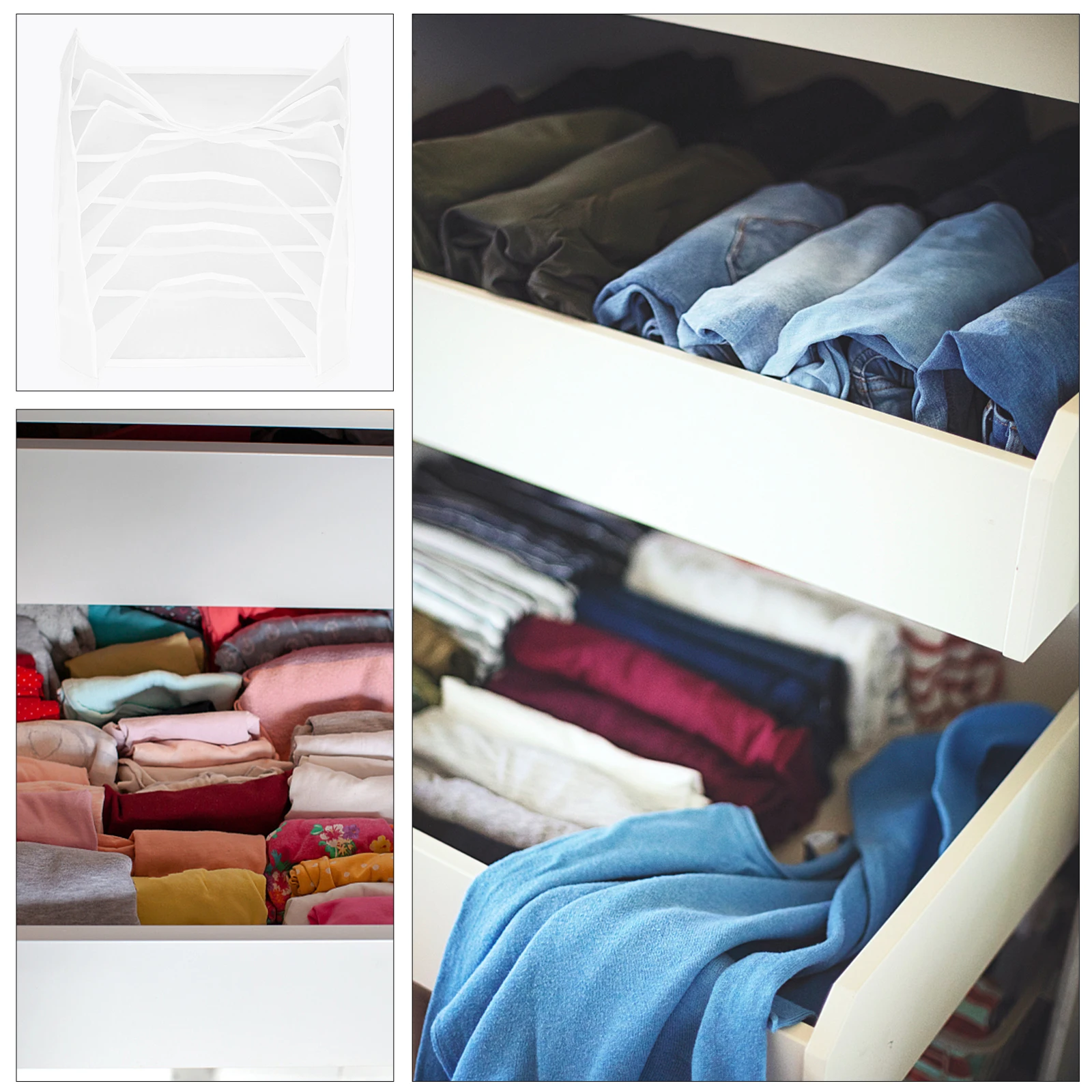 

Storage Box Partition Cloth Case Socks and Underwear Organizer Multi-purpose Grids Container Bra