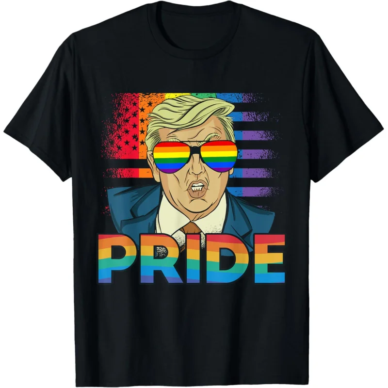 

American Flag LGBTQ Lesbians For Trump 2024 Election T-Shirt