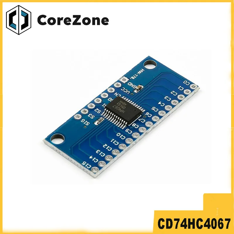 5-10pcs CD74HC4067 16-Channel Analog Digital Multiplexer Breakout Board Module