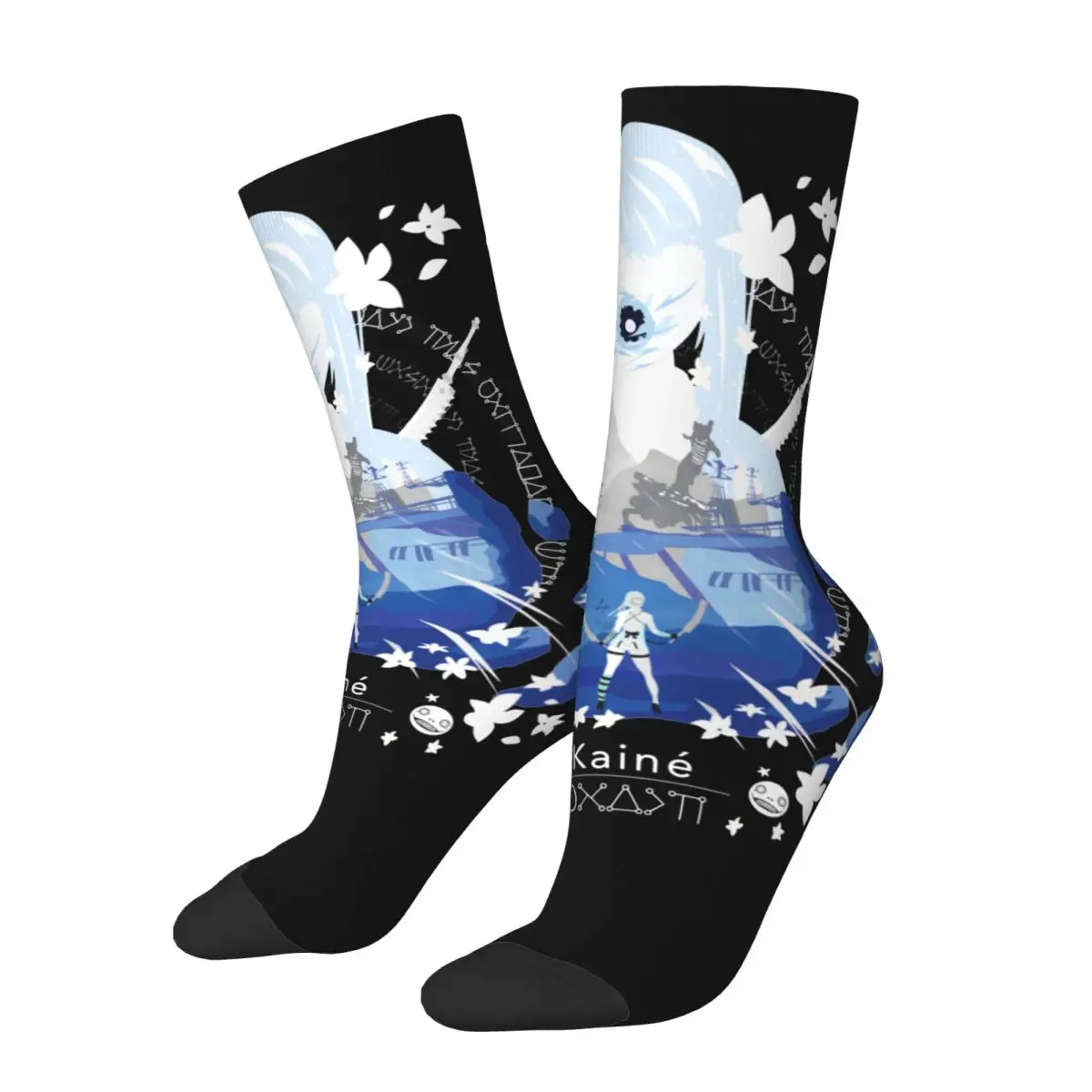 

Winter Warm Retro Men's Women's Kaine Socks Nier Replicant Automata Game Sweat Absorbing Basketball Socks