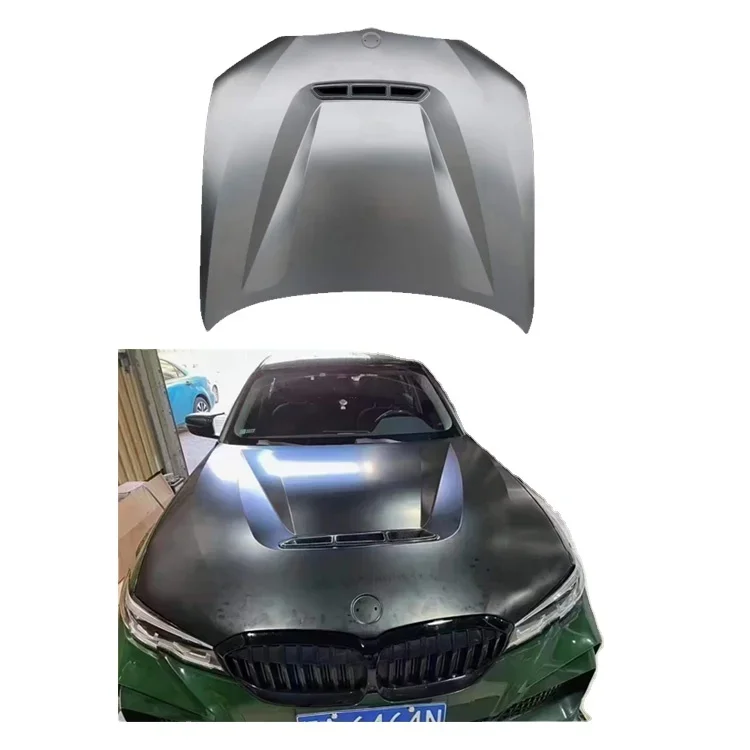

Engine Cover Hood Bonnet Cover Perfect Fitment CS Style Aluminium Alloy Vent Hood For BMW 3 Series G20 G28