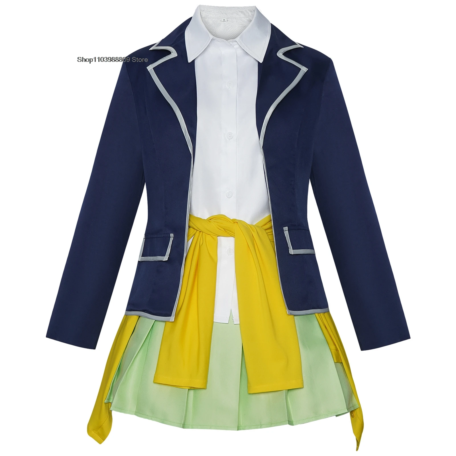 Anime La Quintessenza Quintuplets Nakano Itsuki Nakano Yotsuba Nakano Ichika Costume Cosplay Parrucca Uniforme Scolastica Cappotto Gonna
