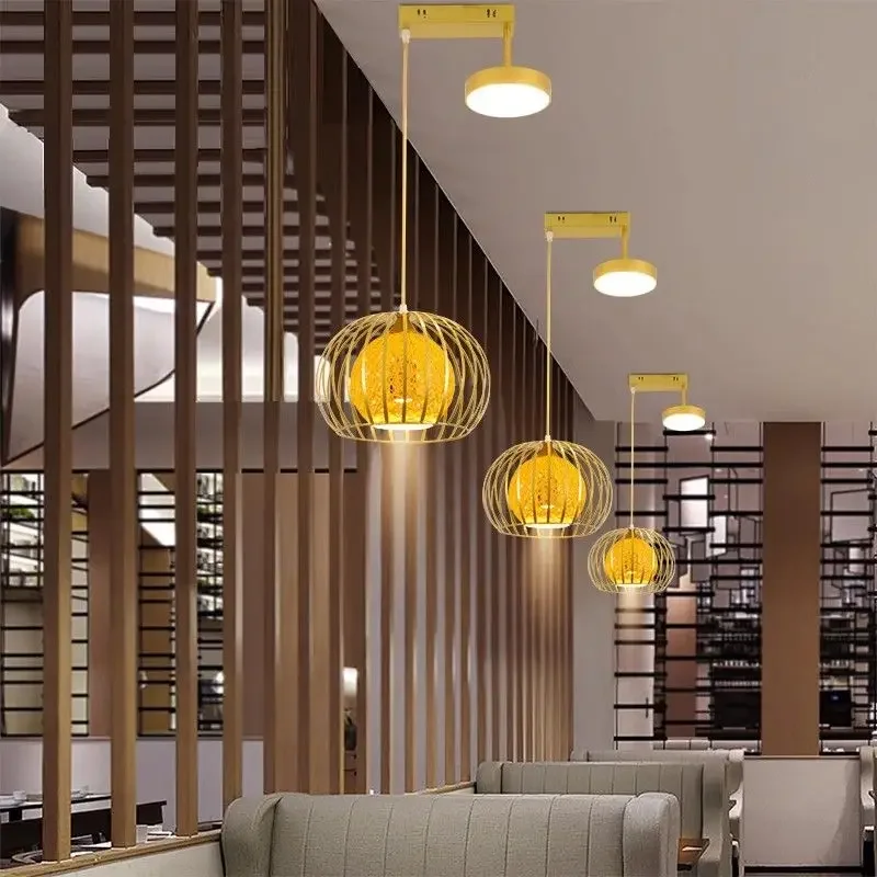 Minimalist Restaurant Pendant Light Personalized Creativity Hotpot Dining Specific Spotlight Ceiling Hanging Lamp Fixture
