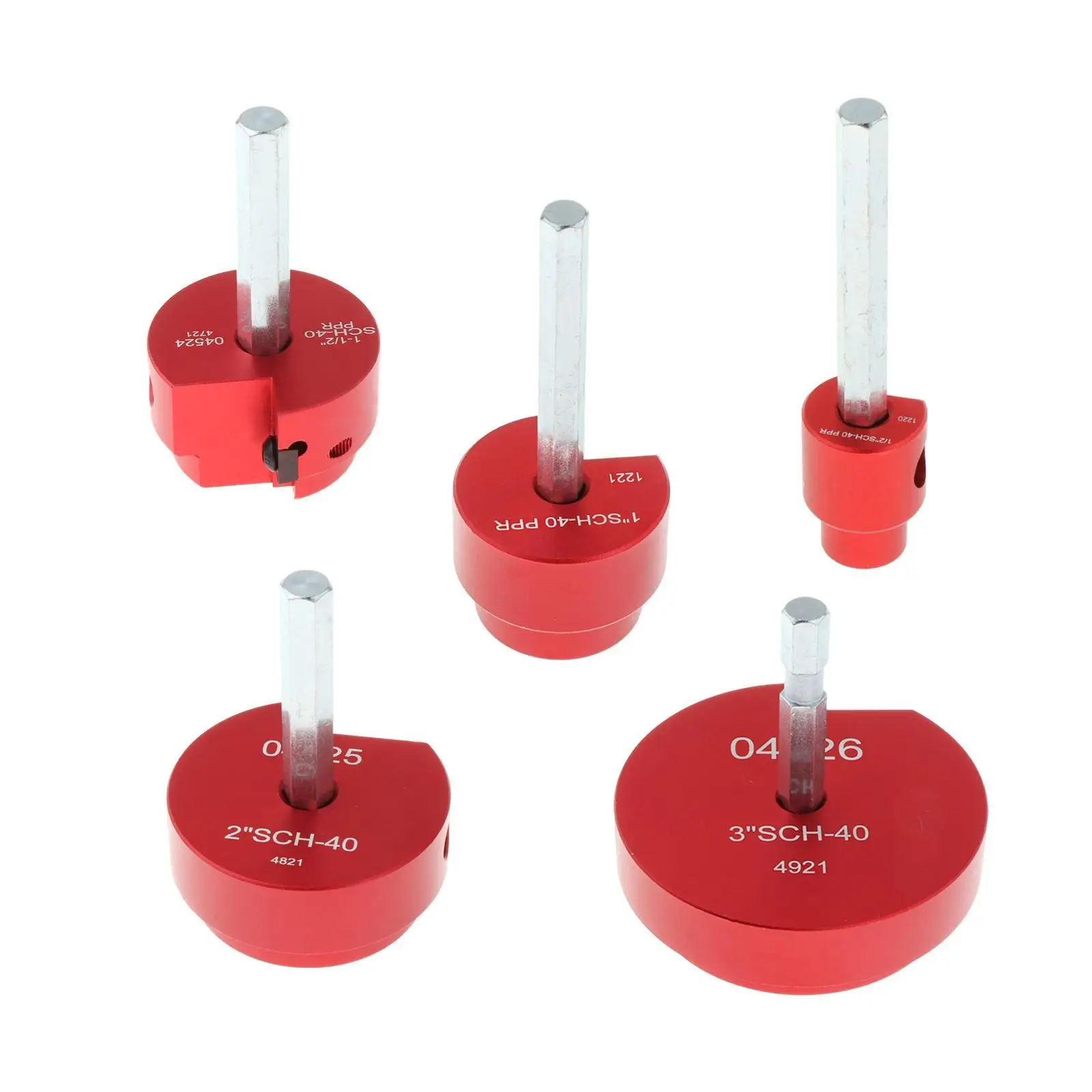 PVC Fitting Saver Reamer Plumbing Tool Hex Shaft Socket Hub Cleaning for CPVC Drain Water Line