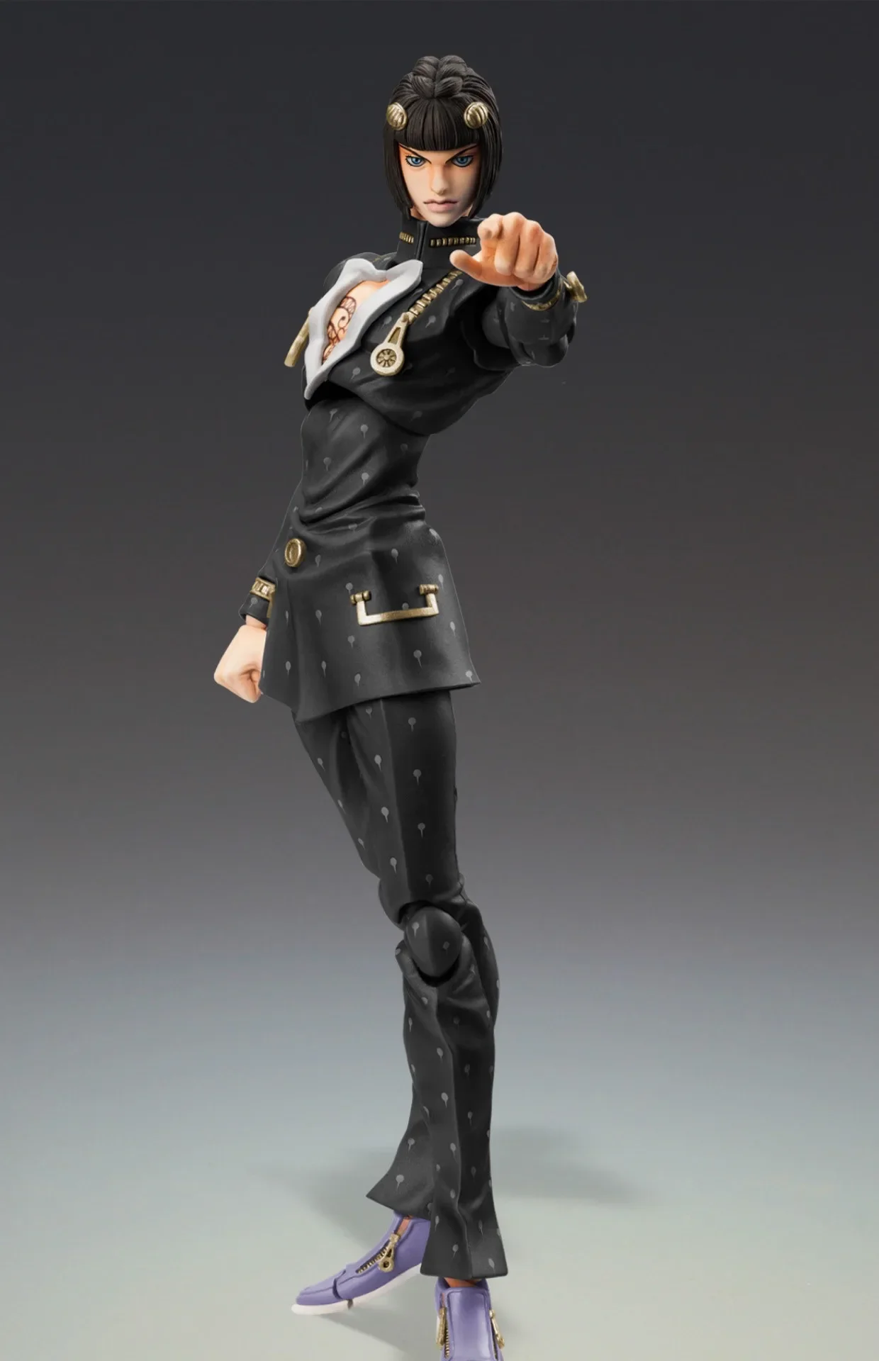 Original MEDICOS-E JOJO'S BIZARRE ADVENTURE Bruno Buccellati PVC Action Fiqures Active Joints Collectible Complete Model Toy