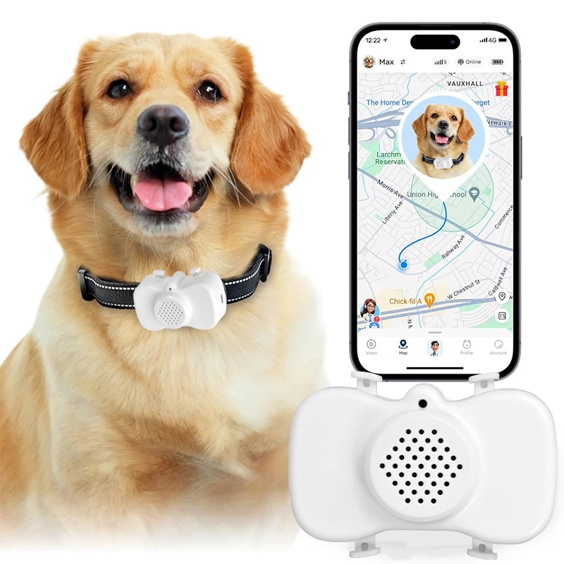 Xexun X12 Localización en tiempo Real Rastreador de mascotas IP68 Impermeable Geo-valla 4G GPS Seguimiento satelital para mascotas Dispositivo de seguimiento de perros y gatos