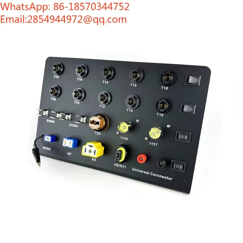General 12~ 24v Test Box for Automobile and Motorcycle Lights LED Lamp Light Voltage Multi-functional Tester