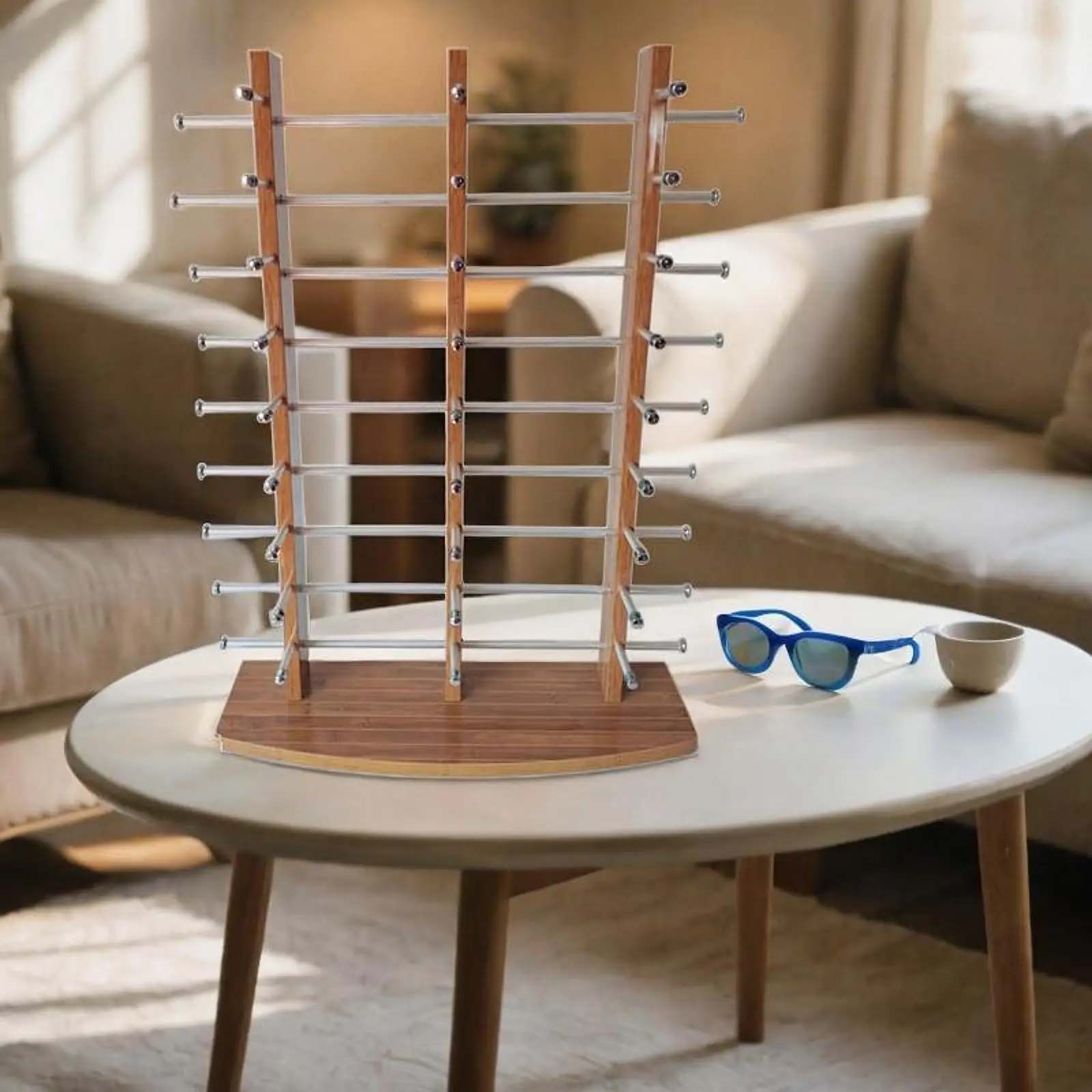 

Glasses Stand Multi Layers Sunglasses Holder Eyewear Holder Eyeglasses Display Rack for Countertop Table Dresser Tabletop Store