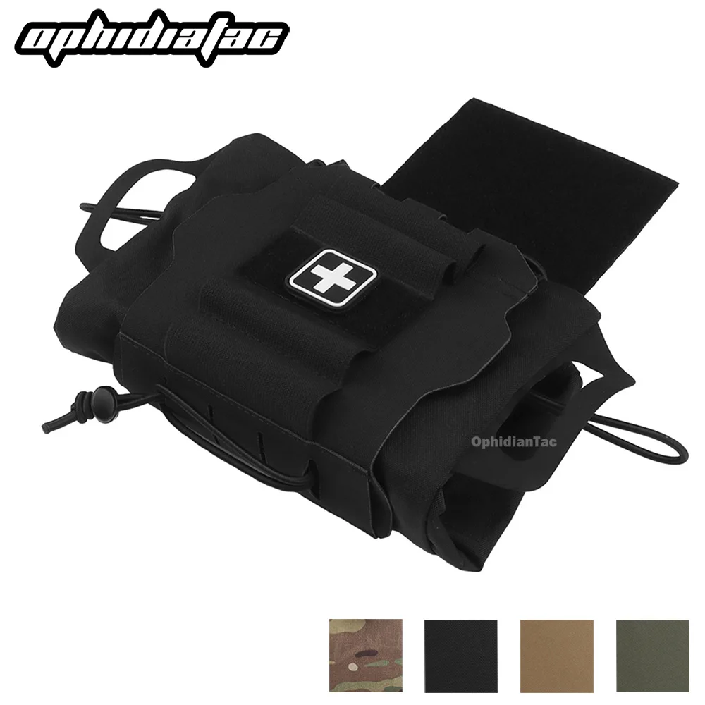 OPHIDIAN IFAK Kit Outdoor Emergency MOLLE Pack Medium First Aid Kit Quick Deployment Velcro Hunting Vest Accessory OPHIDIAN IFAK Kit Outdoor Emergency MOLLE Pack Medium First Aid Kit Quick Deployment Velcro Hunting Vest Accessory