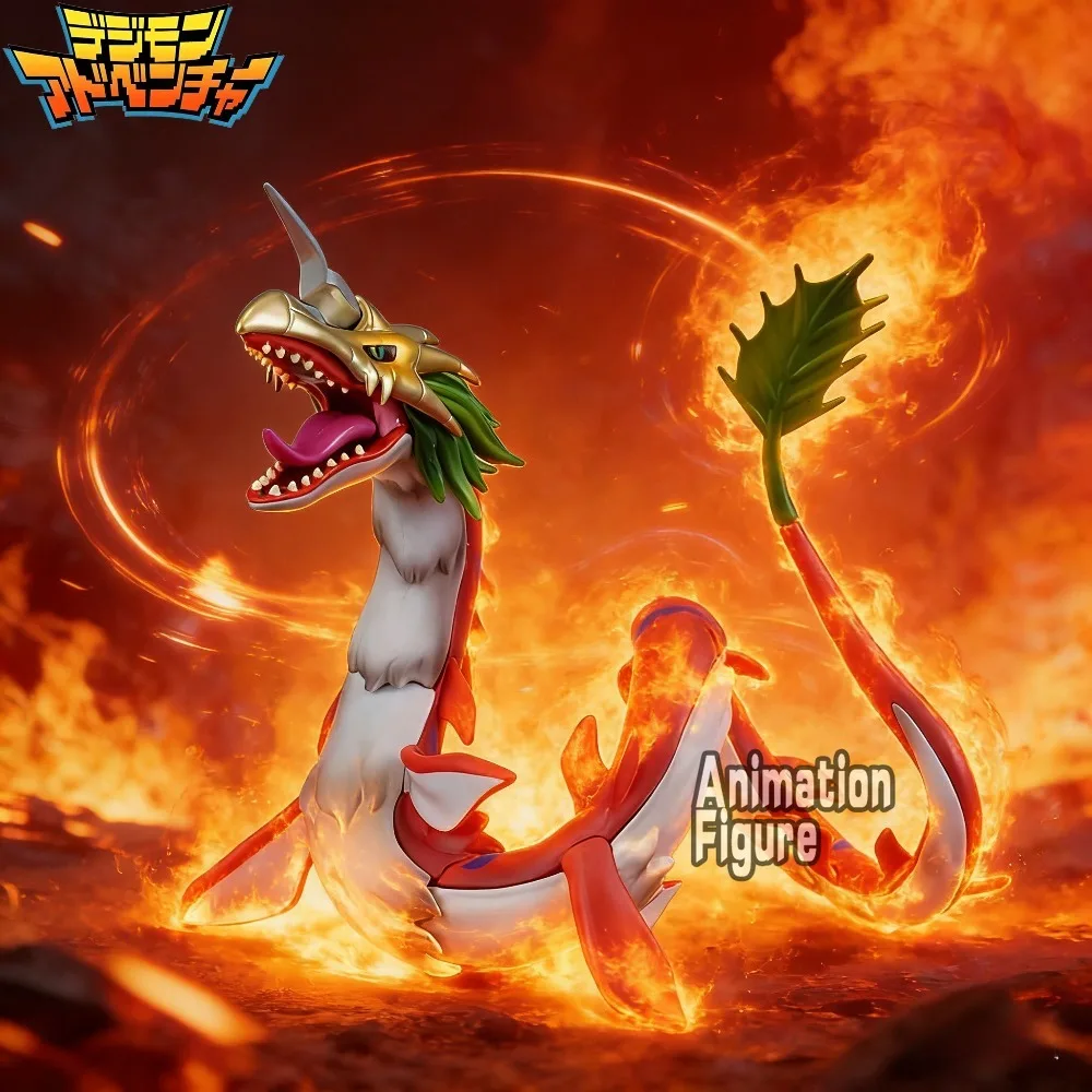 

17.5cm Anime Digimon Adventure Figure Mega Seadramon Action Figures Pvc Statue Desktop Ornamen Collection Model Toys Gifts