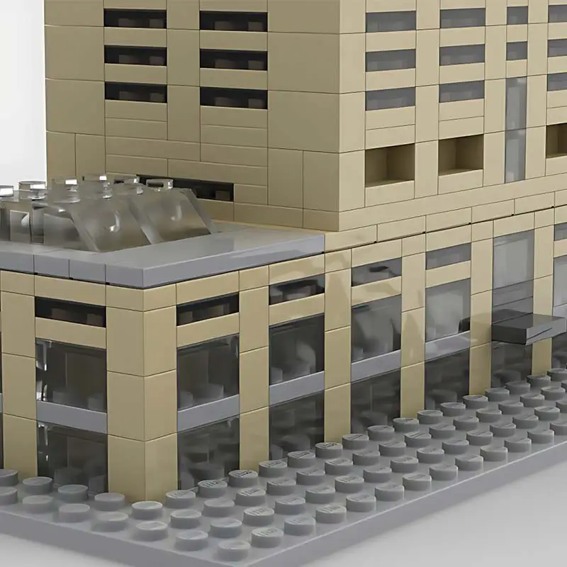 Berühmte Architektur Salesforce Tower IND Baustein im Maßstab 1,650, Montagemodell, Technologie, Ziegel, Puzzle, Spielzeug, Geburtstagsgeschenk