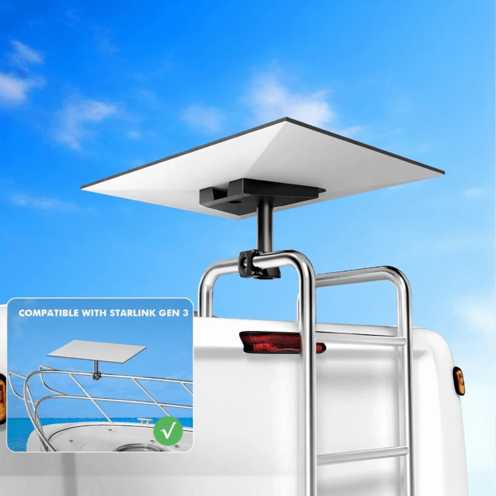 

Pole Mount Kit Pole Clamp Mount Clamp Mount Portable Design Internet Mounting Kit Heavy Duty Adjustable Portable Bracket