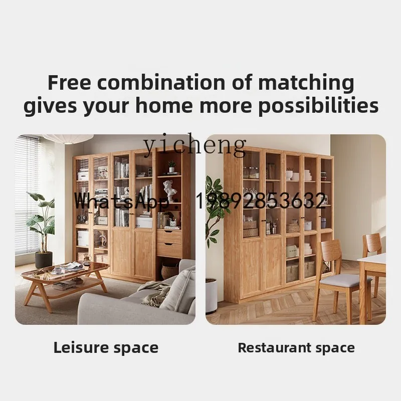 Bookshelf Floor Shelf Household Display Standing Cabinet Floor Storage Bookcase
