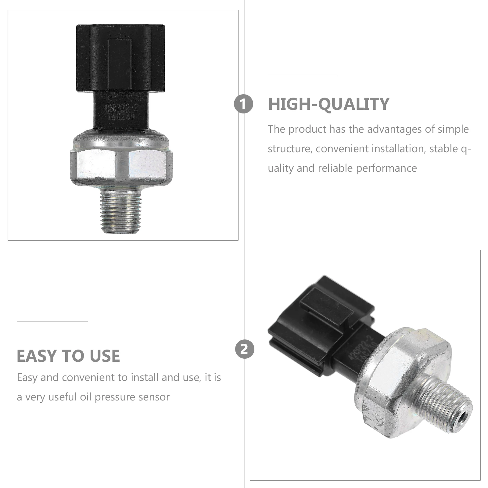 

Pressure Sensor Engine Oil Sender Car Iron Senders High Strength Practical Reliable Performance Stable Quality Easy Install Oil